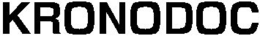 KRONODOC trademark