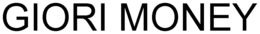 GIORI MONEY trademark
