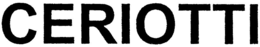 CERIOTTI trademark