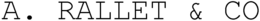 A. RALLET & CO trademark