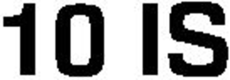 10 IS trademark