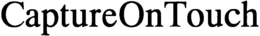 CAPTUREONTOUCH trademark