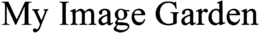 MY IMAGE GARDEN trademark