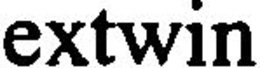 EXTWIN trademark