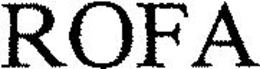 ROFA trademark
