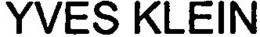 YVES KLEIN trademark