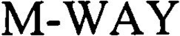 M-WAY trademark
