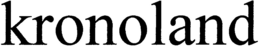 KRONOLAND trademark