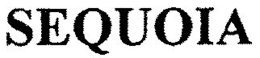 SEQUOIA trademark