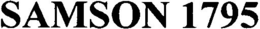 SAMSON 1795 trademark
