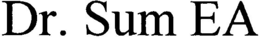 DR. SUM EA trademark