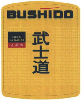 BUSHIDO GOLD 24 KARAT trademark