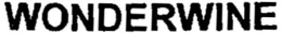 WONDERWINE trademark
