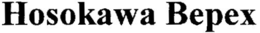 HOSOKAWA BEPEX trademark
