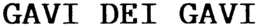 GAVI DEI GAVI trademark