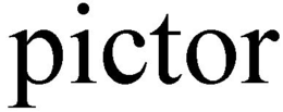 PICTOR trademark