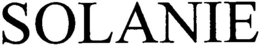SOLANIE trademark