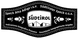 SÜDTIROL SPECK ALTO ADIGE I.G.P. SÜDTIROLER SPECK G.G.A. INDICAZIONE GEOGRAFICA PROTETTA GESCHÜTZTE GEOGRAPHISCHE ANGABE trademark