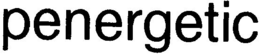 PENERGETIC trademark