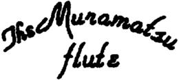 THE MURAMATSU FLUTE trademark