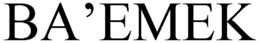 BA'EMEK trademark