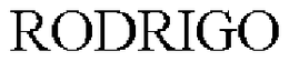 RODRIGO trademark
