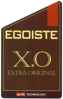 EGOISTE X.O EXTRA ORIGINAL IN-FI TECHNOLOGY trademark
