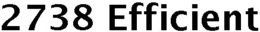 2738 EFFICIENT trademark