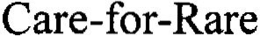 CARE-FOR-RARE trademark
