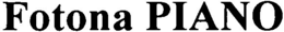 FOTONA PIANO trademark