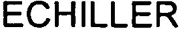 ECHILLER trademark