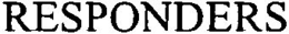RESPONDERS trademark