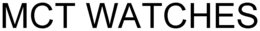 MCT WATCHES trademark