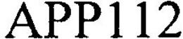 APP112 trademark