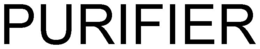 PURIFIER trademark