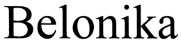 BELONIKA trademark