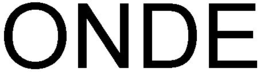 ONDE trademark