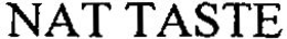 NAT TASTE trademark
