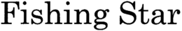 FISHING STAR trademark