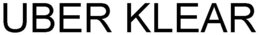 UBER KLEAR trademark