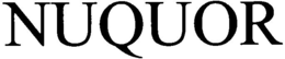 NUQUOR trademark