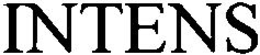 INTENS trademark
