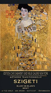 EDITION CAFE SABARSKY UND NEUE GALERE NEW YORK METHODE TRADITIONNELLE SZIGETI BLANC DE BLANCS BRUT A-7222 OOLS - AM ANGER- 02173/2167 OSTERREICH trademark