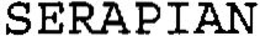 SERAPIAN trademark