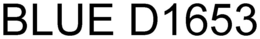 BLUE D1653 trademark