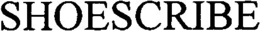 SHOESCRIBE trademark