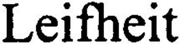 LEIFHEIT trademark