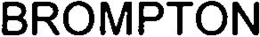 BROMPTON trademark