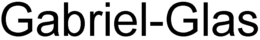GABRIEL-GLAS trademark