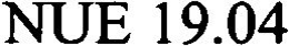 NUE 19.04 trademark